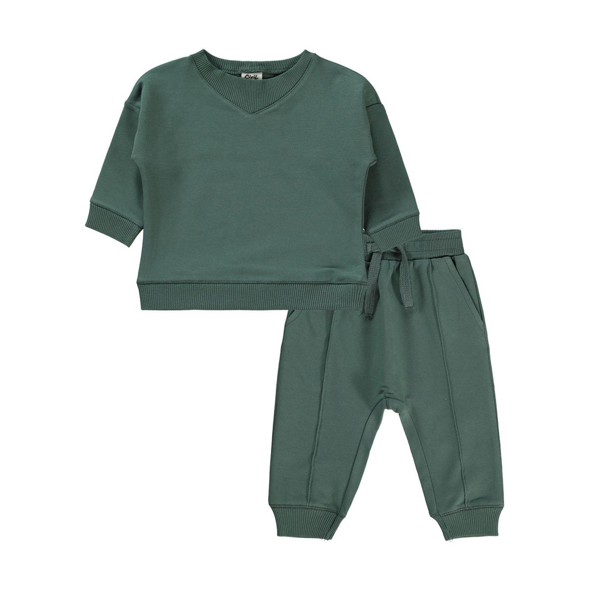 Civil Baby Basic 6-18 Ay Takım - Haki