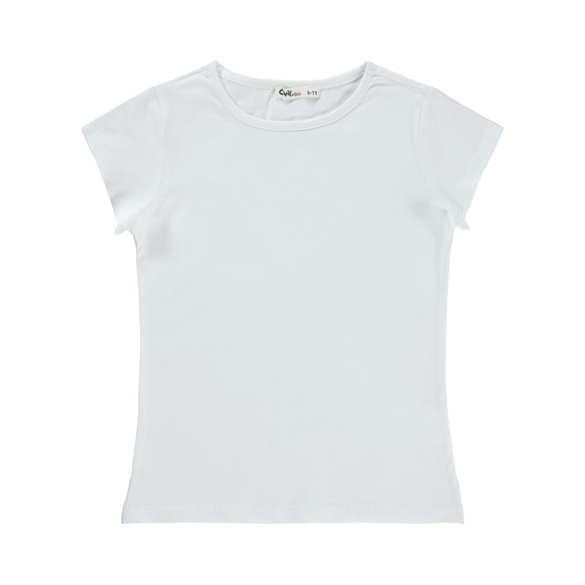 Civil Girls Basic 10-13 Yaş Tişört - Beyaz