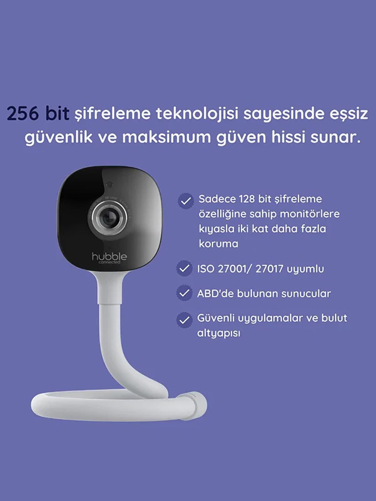 Hubble Gobaby Pro AI Wifi Connect 5'' Dijital Ekranlı Bebek Kamerası