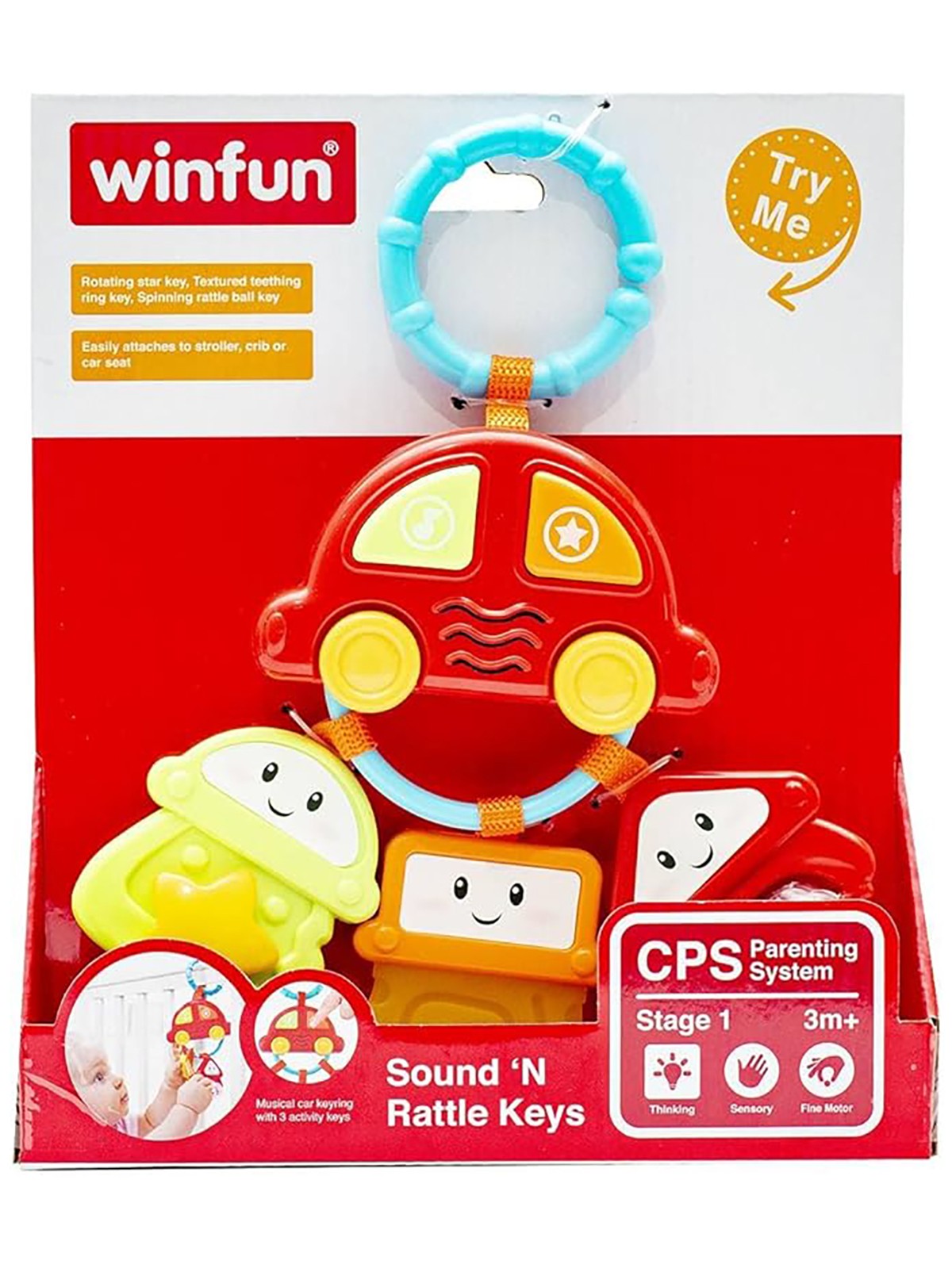 Winfun Sesli Arabam ve Anahtarları  Çıngırak