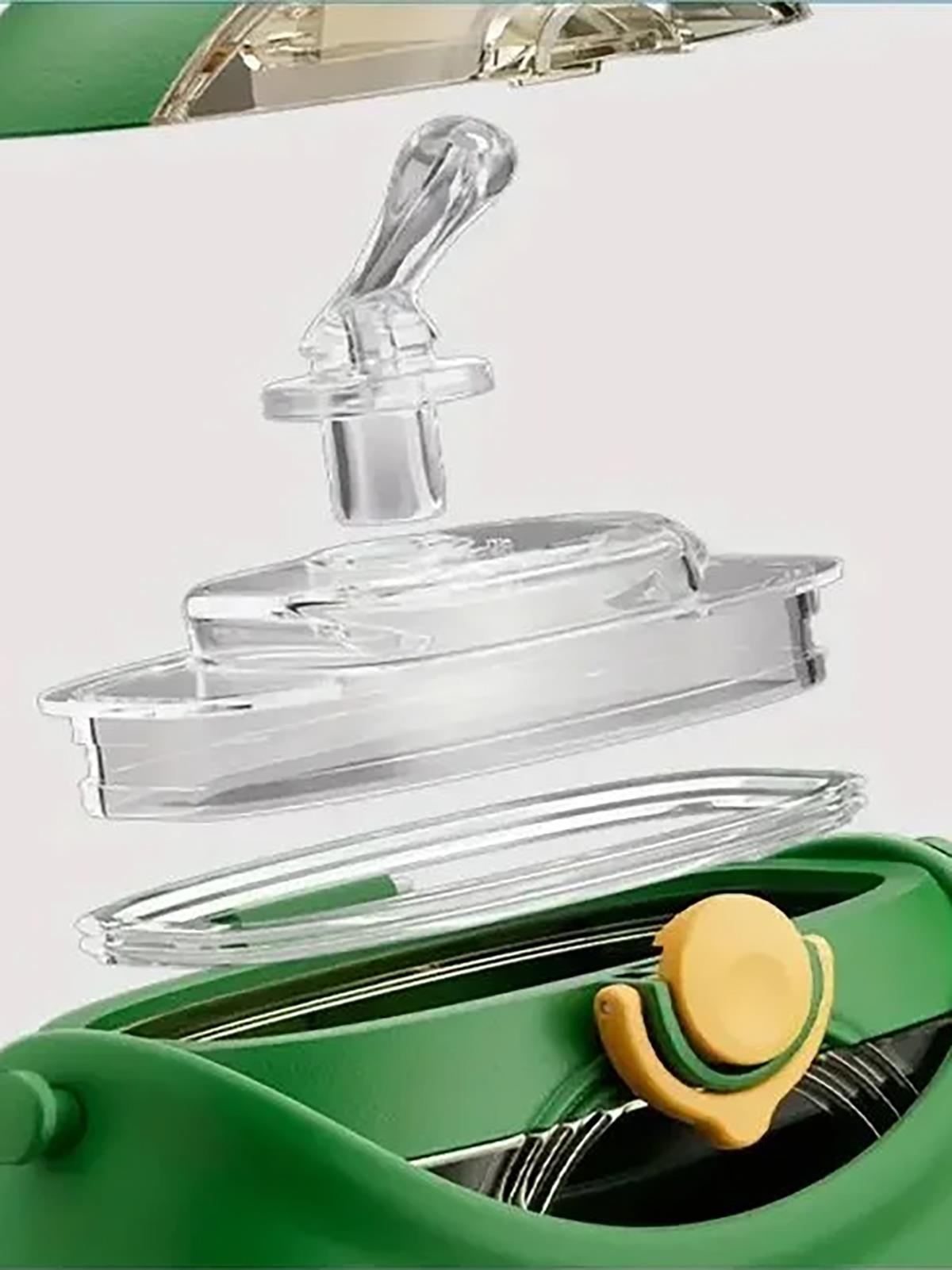 Cocosmile Sevimli Dinozor Tema Kılıflı Tritan Matara 630 ml - Yeşil