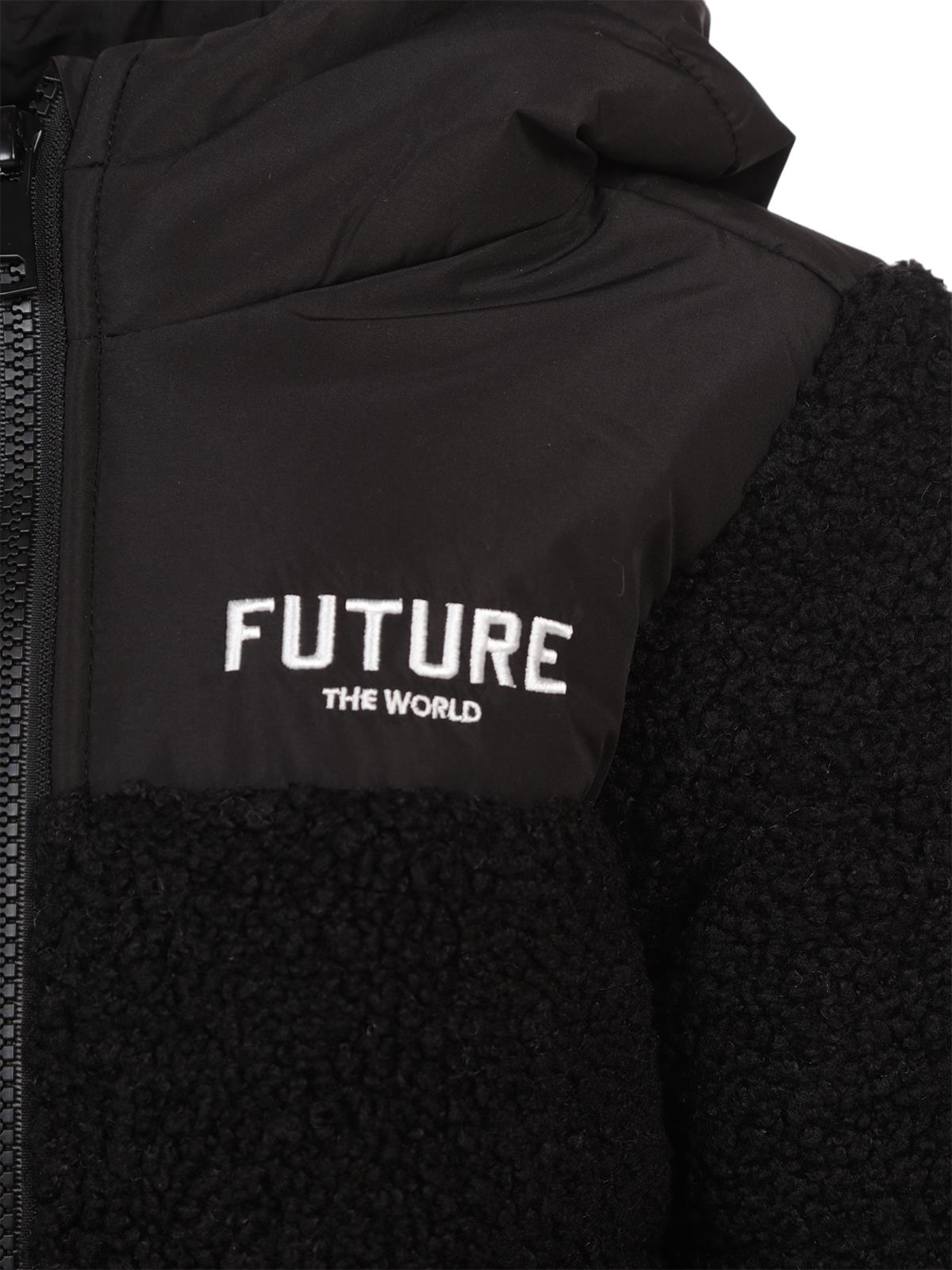 Civil Boys Future Baskılı Kapşonlu 2-5 Yaş Mont - Siyah