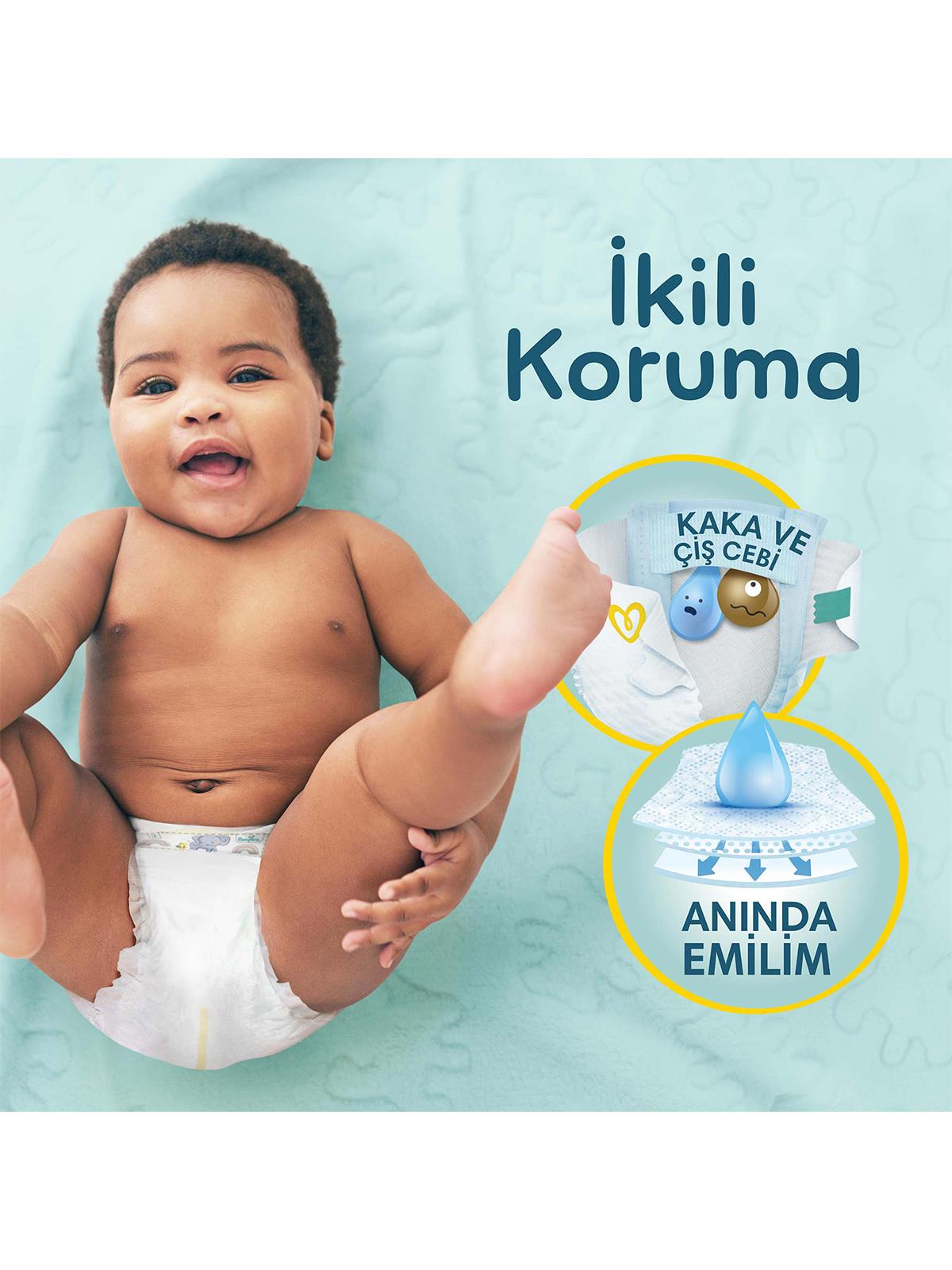 Prima Premium Care 1 Beden Bebek Bezi Ekonomik Paket Yenidoğan 70 Adet