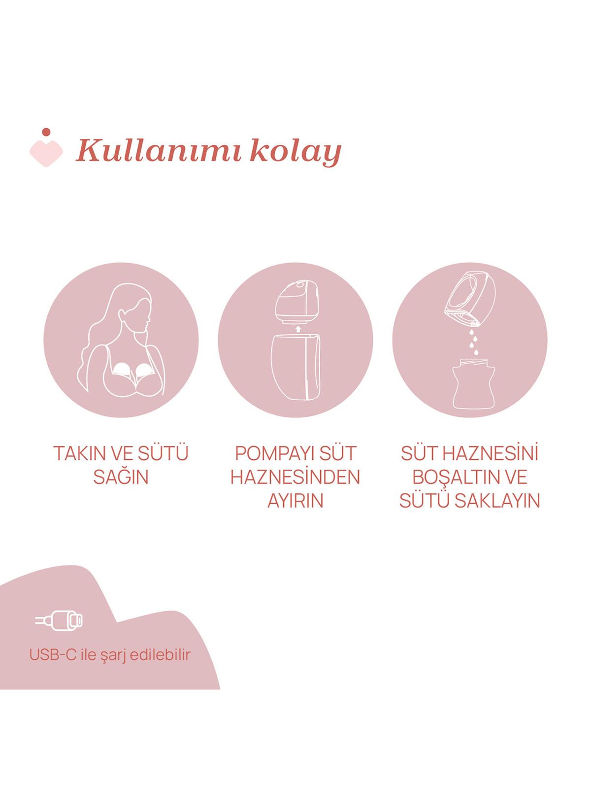 Chicco Tekli Giyilebilir Elektrikli Göğüs Pompası