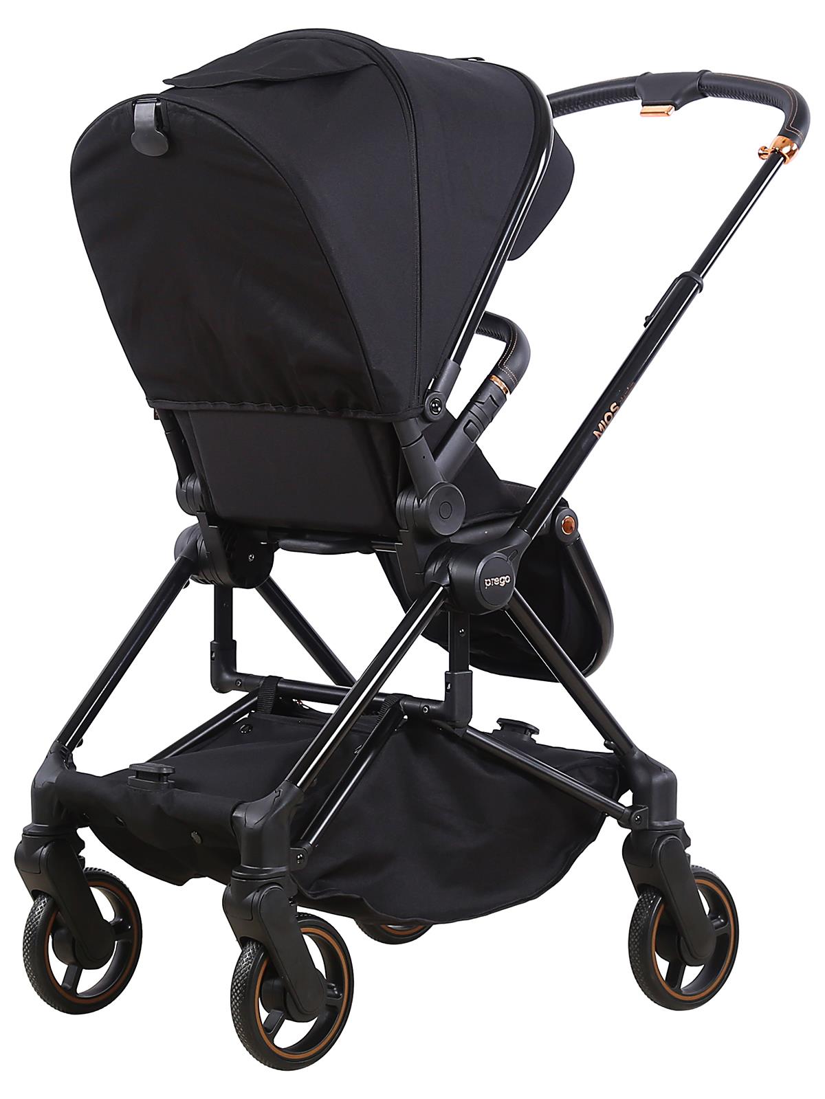 Prego Mios Premium Çift Yönlü Bebek Arabası - Siyah