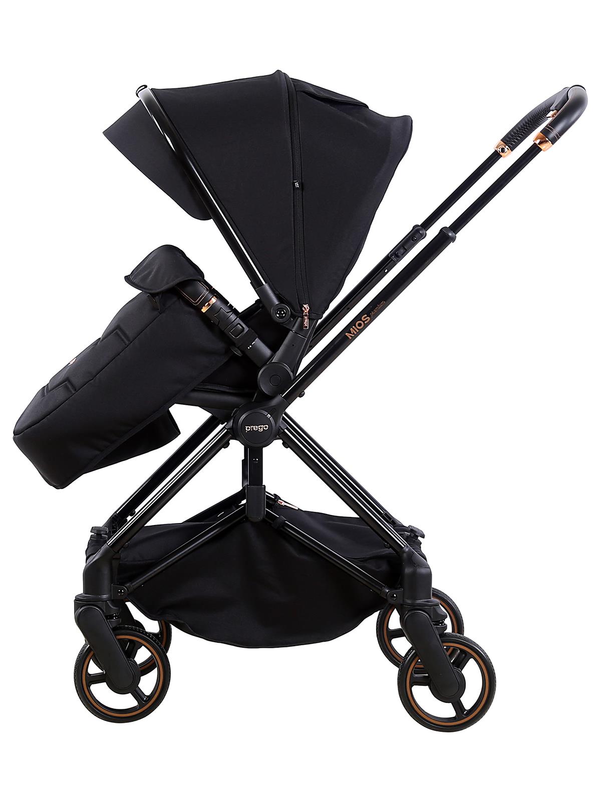 Prego Mios Premium Çift Yönlü Bebek Arabası - Siyah