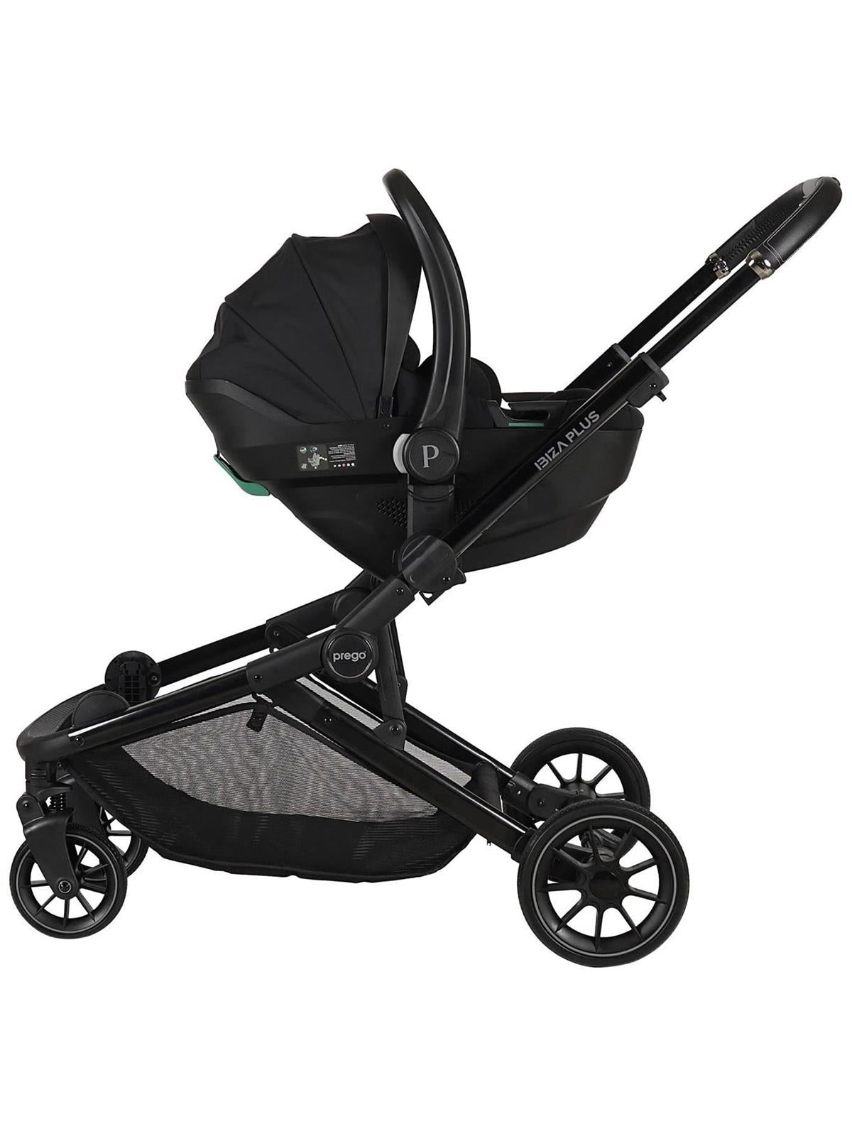 Prego Ibiza Plus I-Size Travel Sistem İkiz Bebek Arabası - Gri