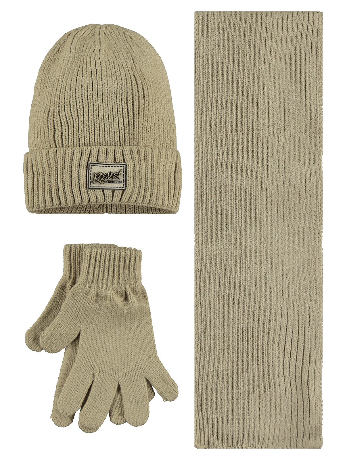 Kitti-Akal Tekstil Çocuk Erkek 4-8 Yaş Atkı Bere Eldiven Set
