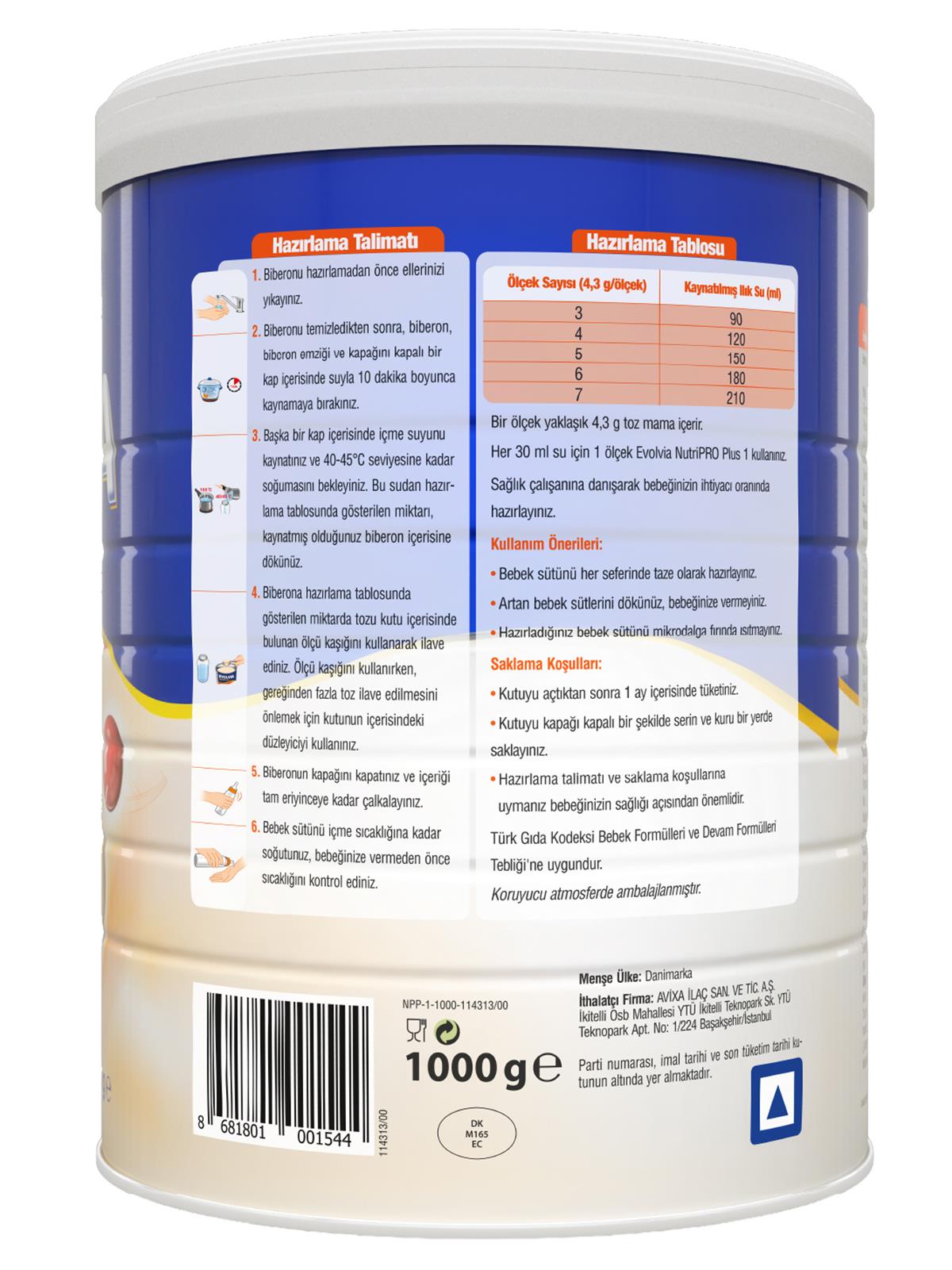 Evolvia NutriPRO Plus 1 - 1000 Gr