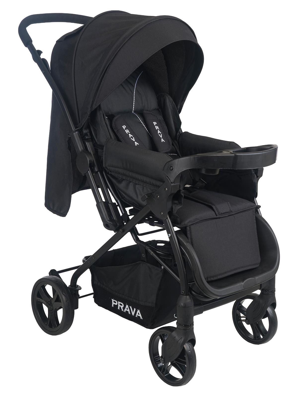 Prava Comfort Plus Çift Yönlü Bebek Arabası - Siyah