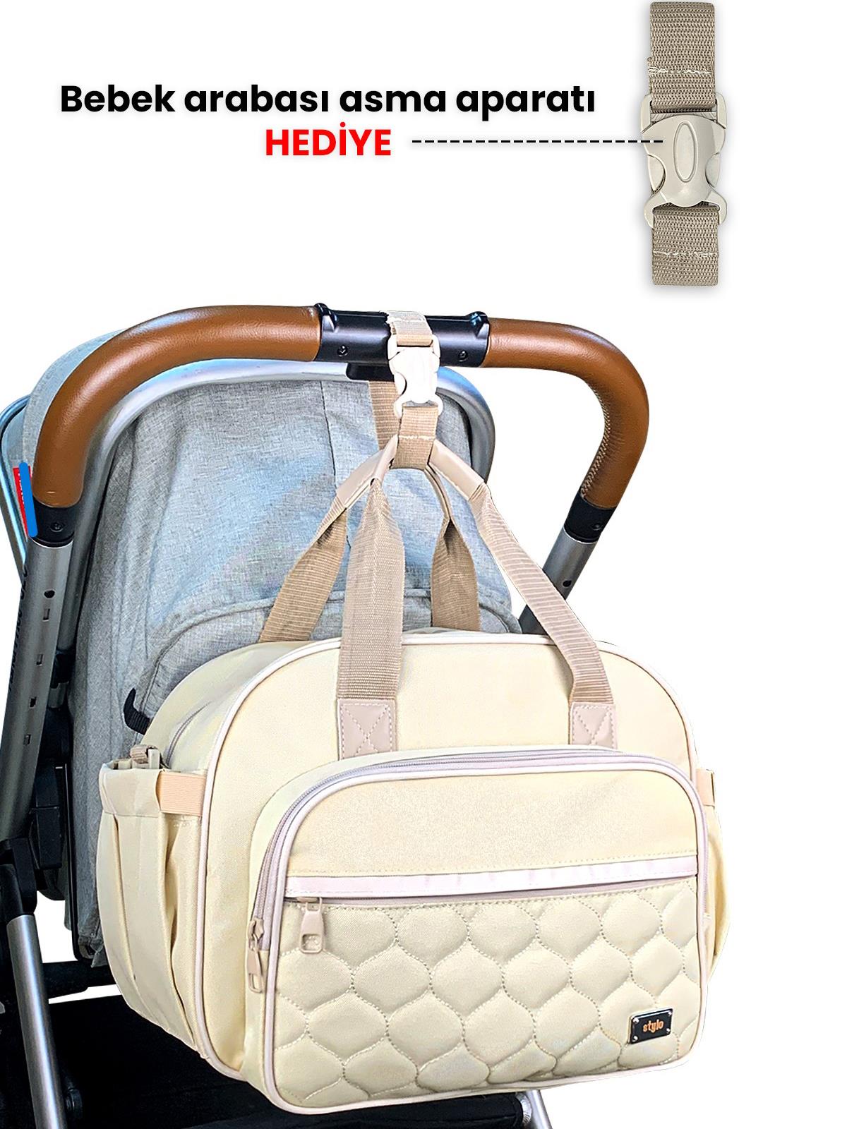 Stylo Volera Anne Bebek Bakım Omuz Çantası - Bej
