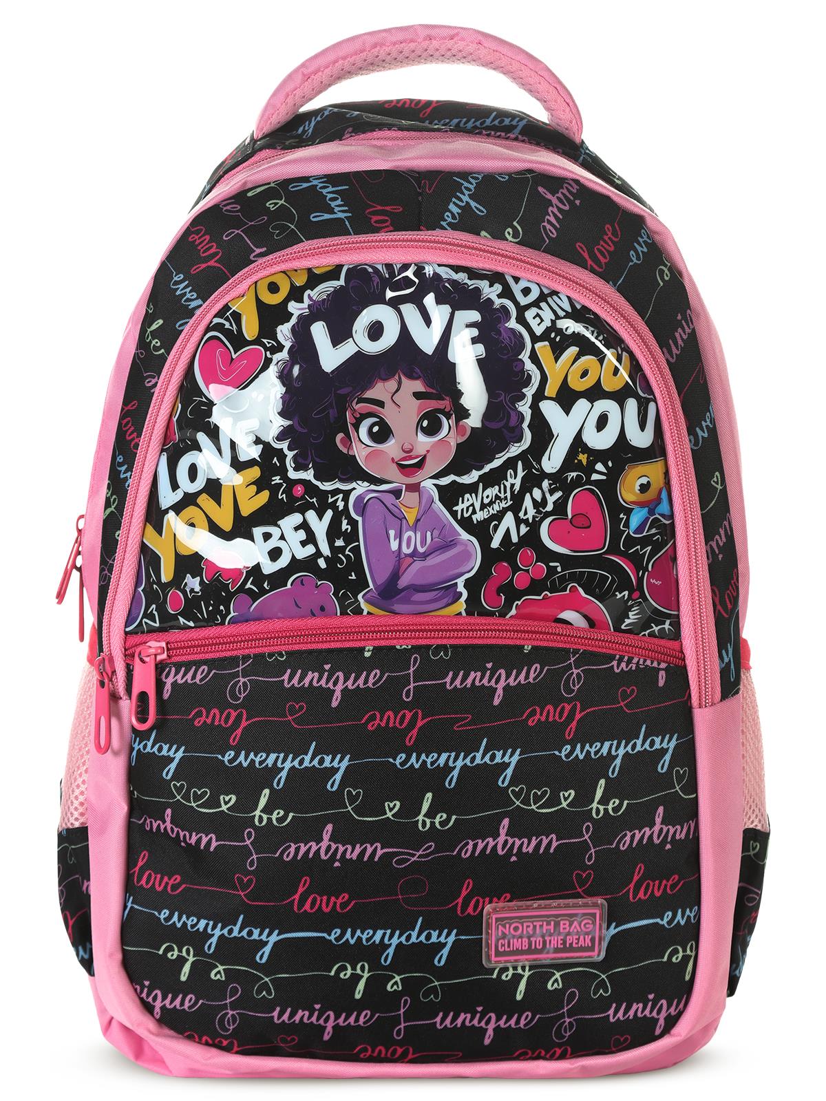 Startech Spor North Bag Love You Pınk Okul Çantası