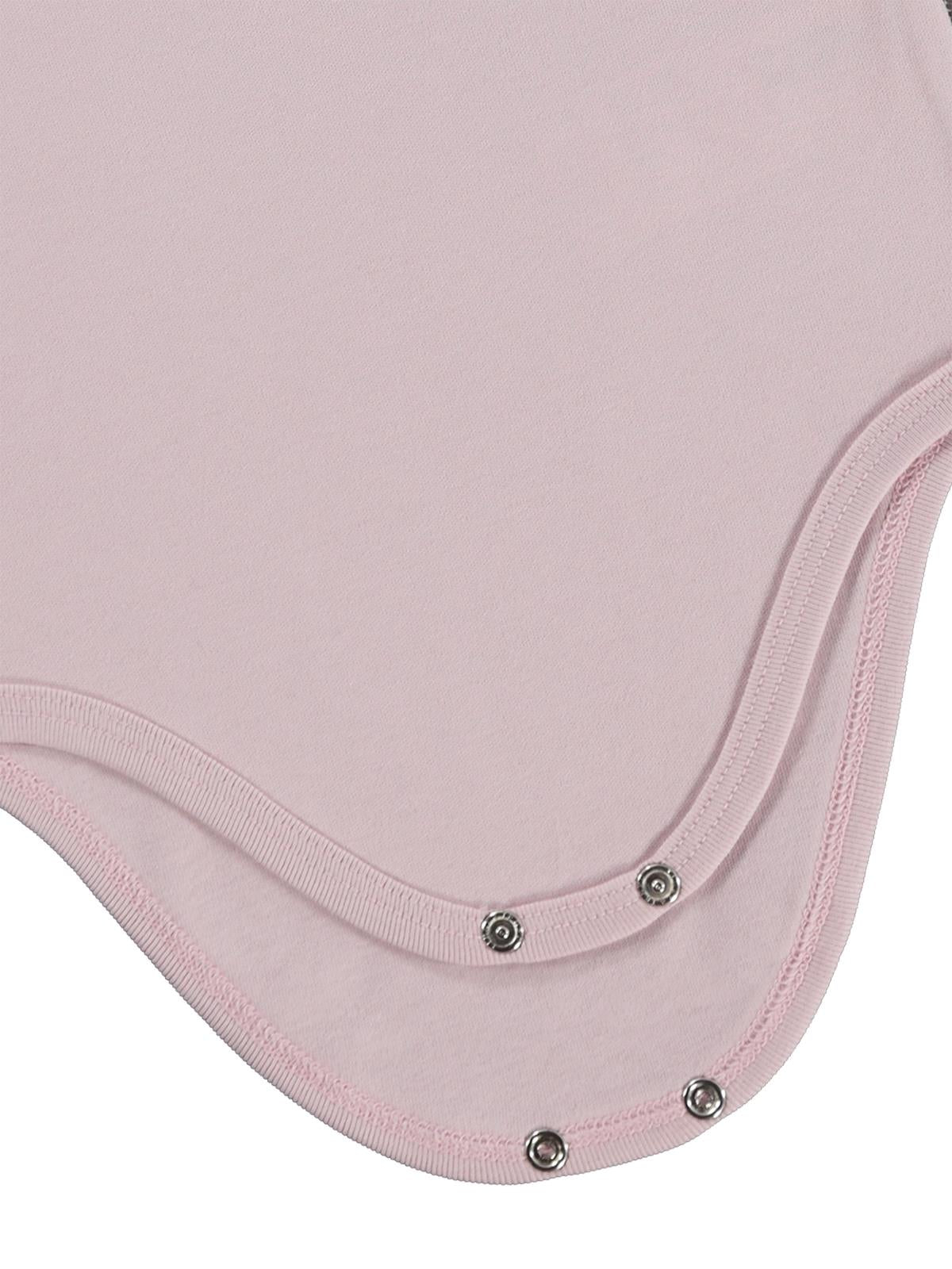 Civil Baby Penye İp Askılı Dantelli  Kız Çıtçıtlı Badi - Pembe