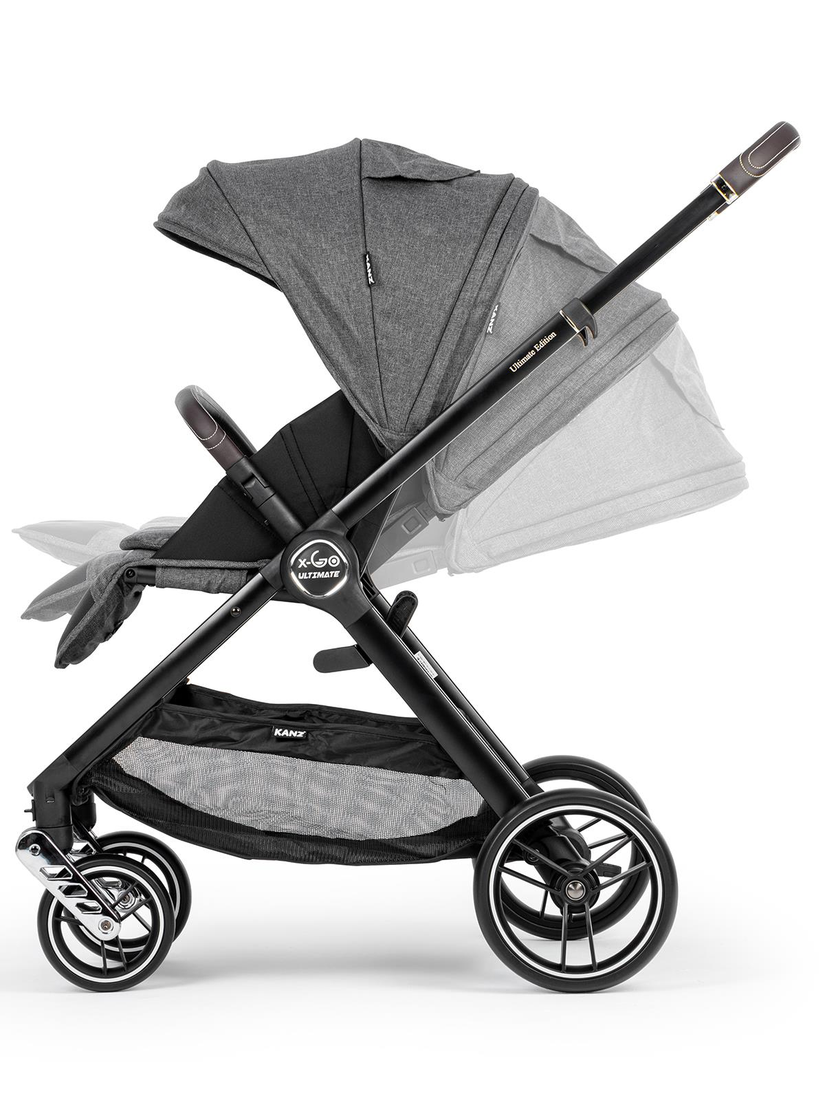 Kanz X-Go Ultimate Travel Sistem Bebek Arabası  - Gri