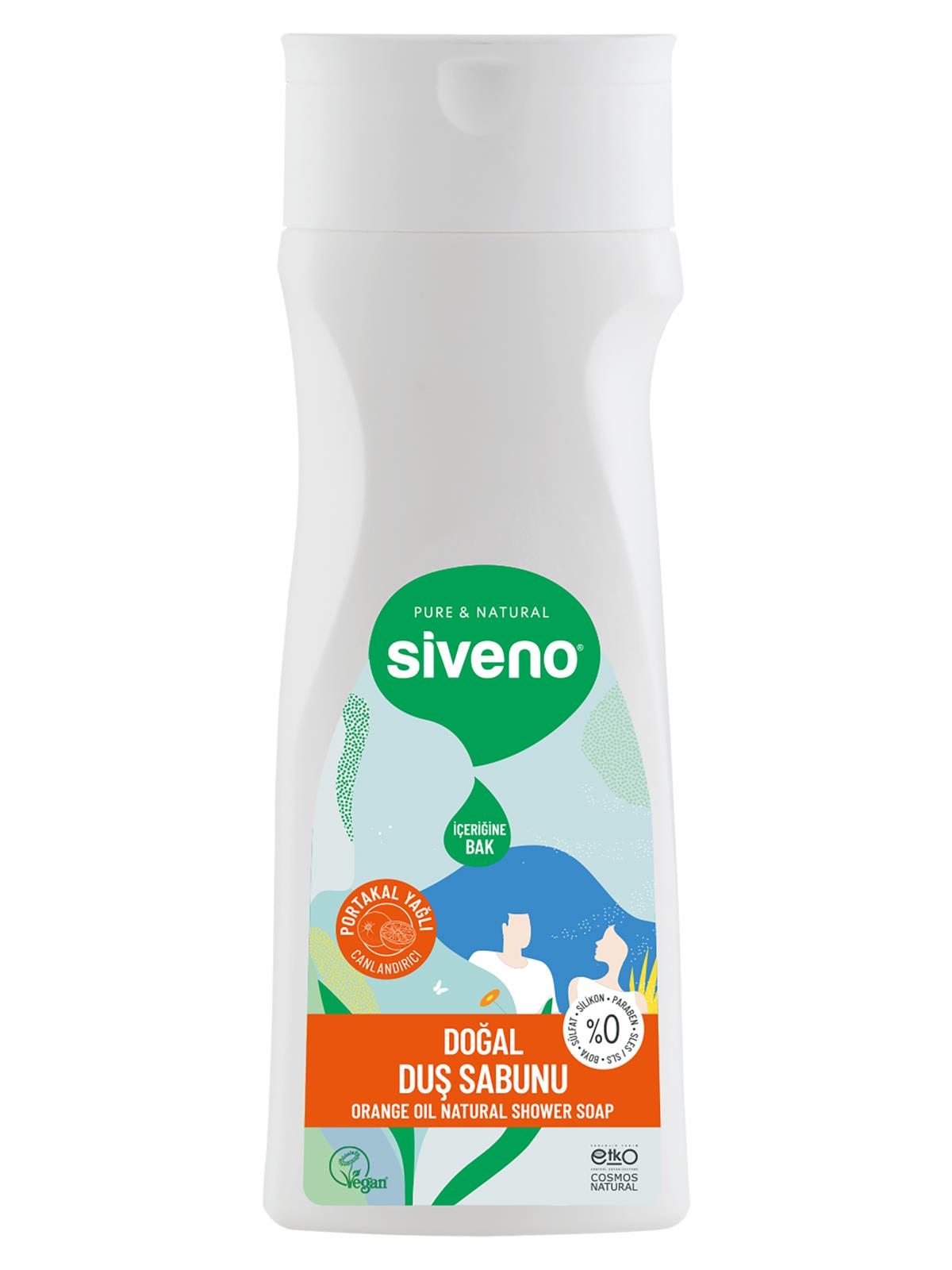Siveno % 100 Doğal Portakal Yağlı Duş Sabunu 300ml