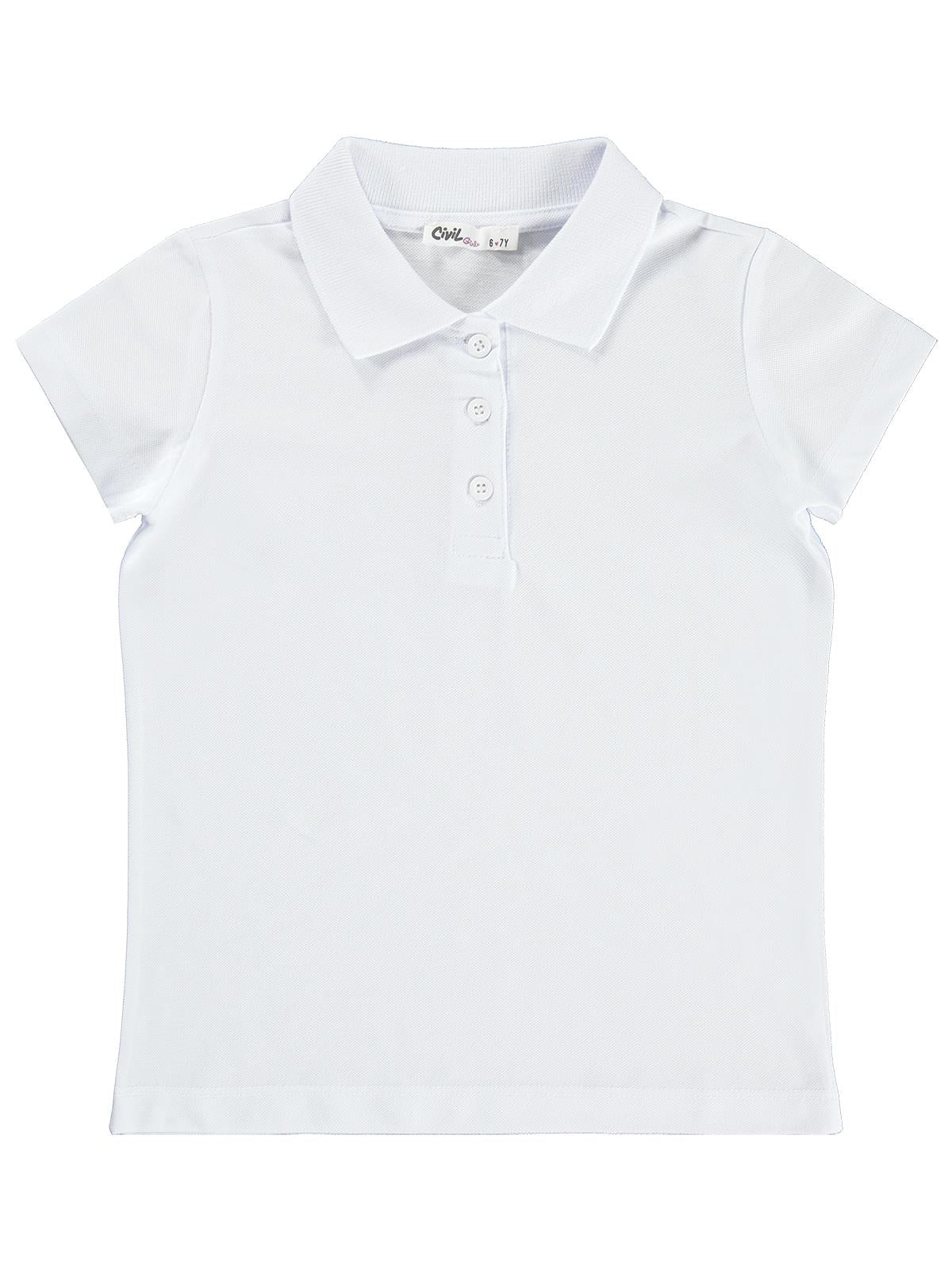 Civil Girls Basic Lakos 6-9 Yaş Badi - Beyaz
