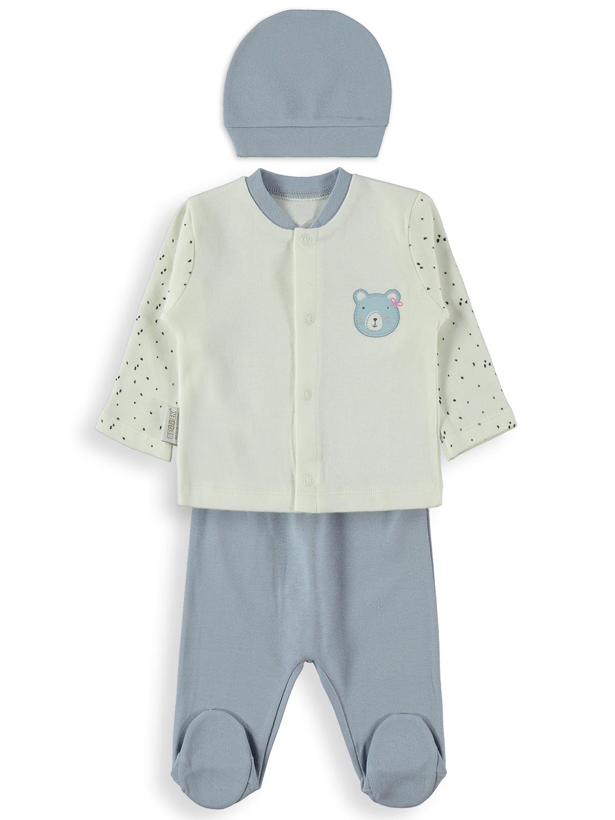 Bebbek Love Baby  Zıbın Setleri - Mavi