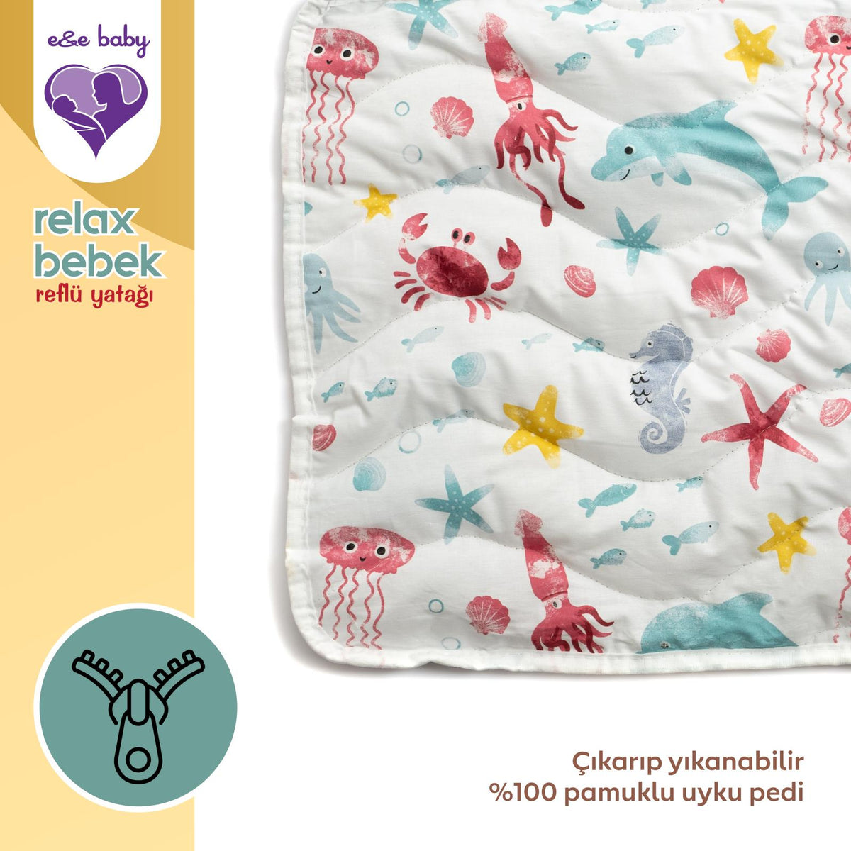 E&E Baby Masajlı Relax Pilli Bebek Reflü Yatağı