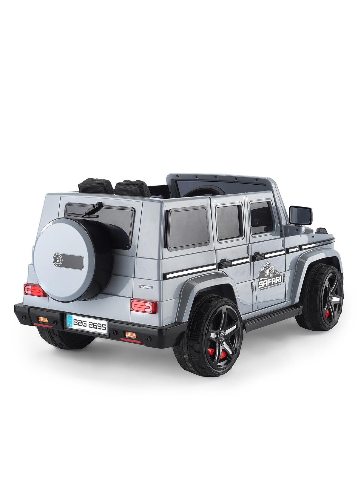 Baby2Go Safari 12V Akülü Araba - Gri