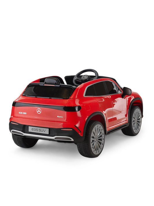 Baby2Go Mercedes EQS Suv 12V Lisanslı Akülü Araba - Kırmızı