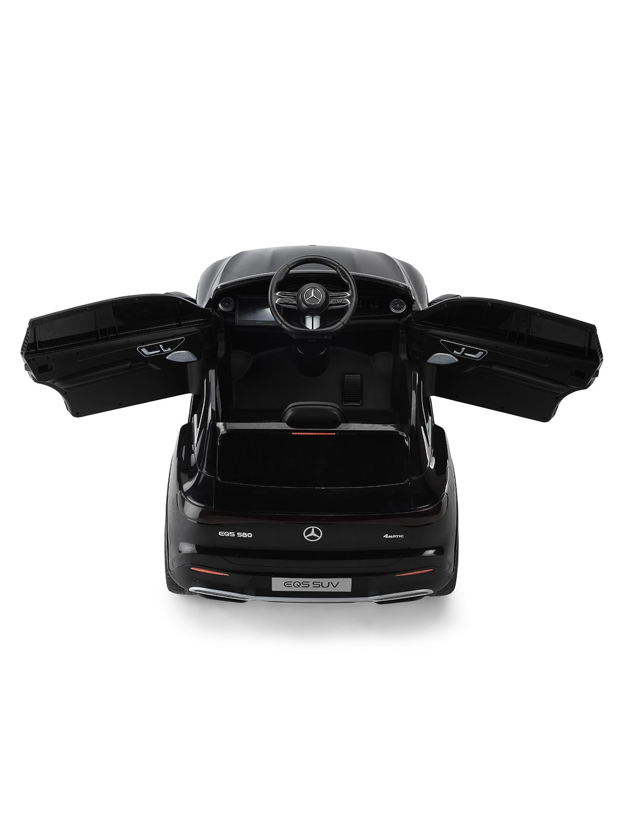 Baby2Go Mercedes EQS Suv 12V Lisanslı Akülü Araba - Siyah