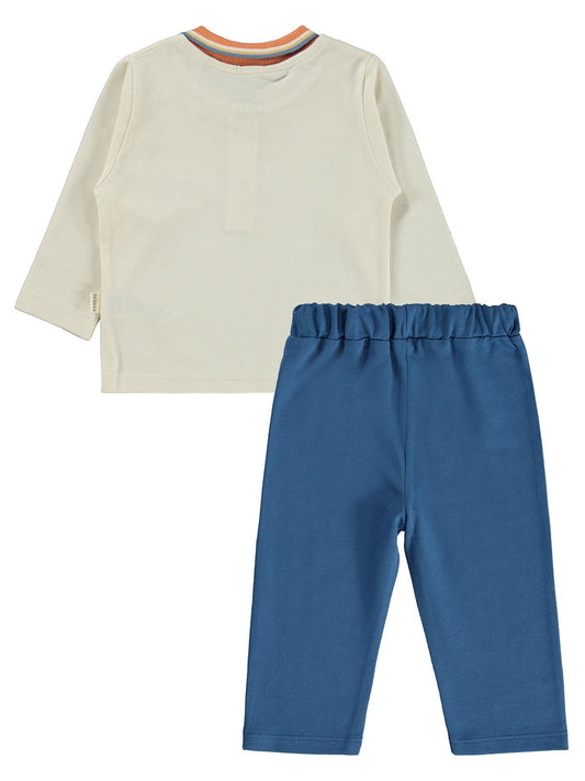 Bebbek Polo Pike Polo Yaka 2-5 Yaş Takım - Lacivert