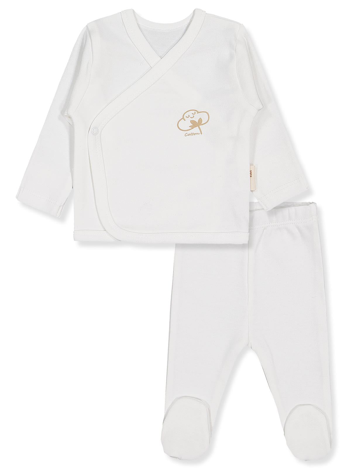 Civil Baby Organik Pamuklu  Set - Ekru