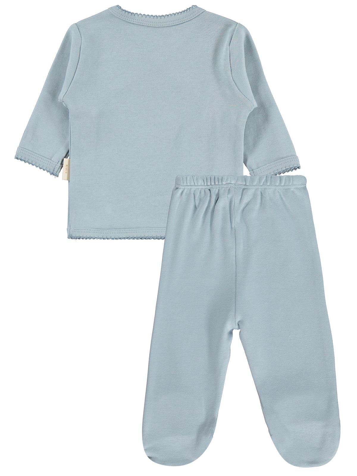 Civil Baby Organik Pamuklu 5 Li Zıbın Takımı - Mavi