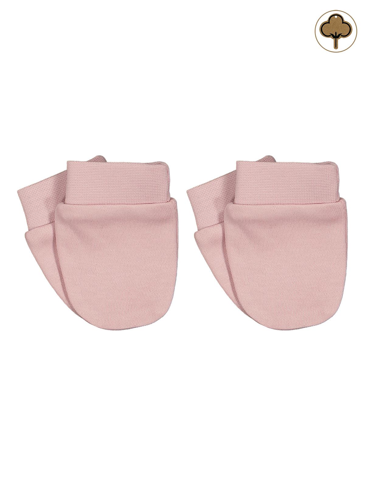 Civil Baby Bebek Organik 2'li Eldiven 0+ Ay  - Pembe