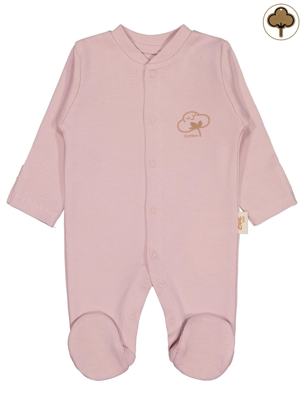 Civil Baby Organik Pamuklu  Tulum - Pembe