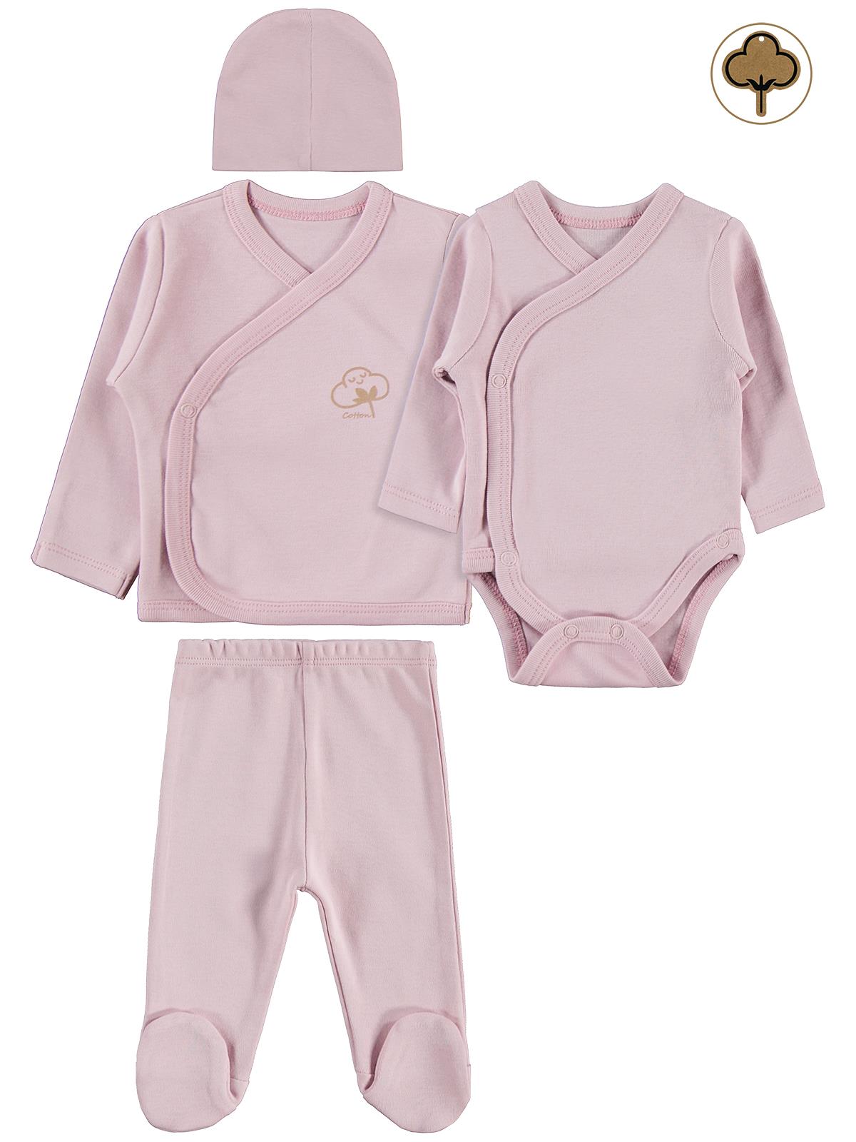 Civil Baby Organik Pamuklu  Set - Pembe