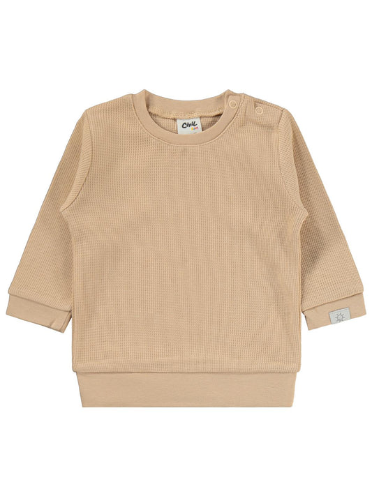 Civil Baby Patiksiz Güneş Etiketli 3-18 Ay Takım - Kahverengi