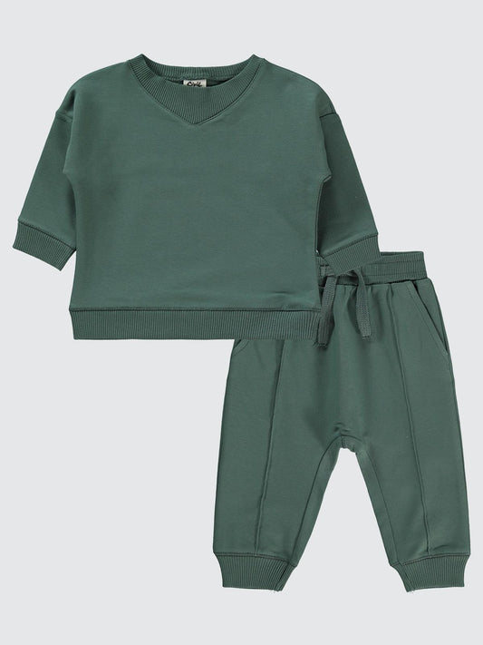 Civil Baby Basic 6-18 Ay Takım - Haki