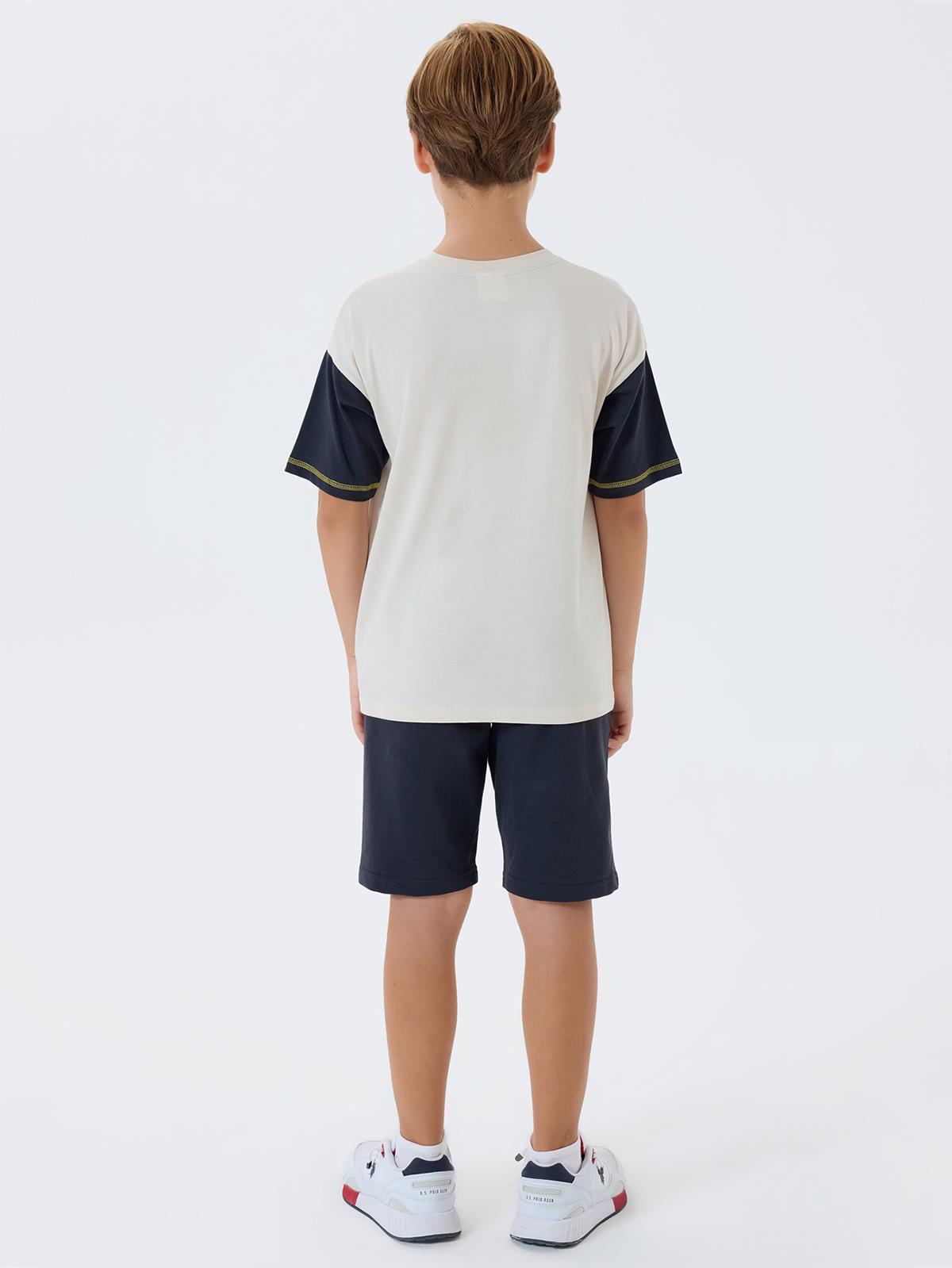 U.S. Polo Assn Kids 4-7 Yaş Takım - Bej