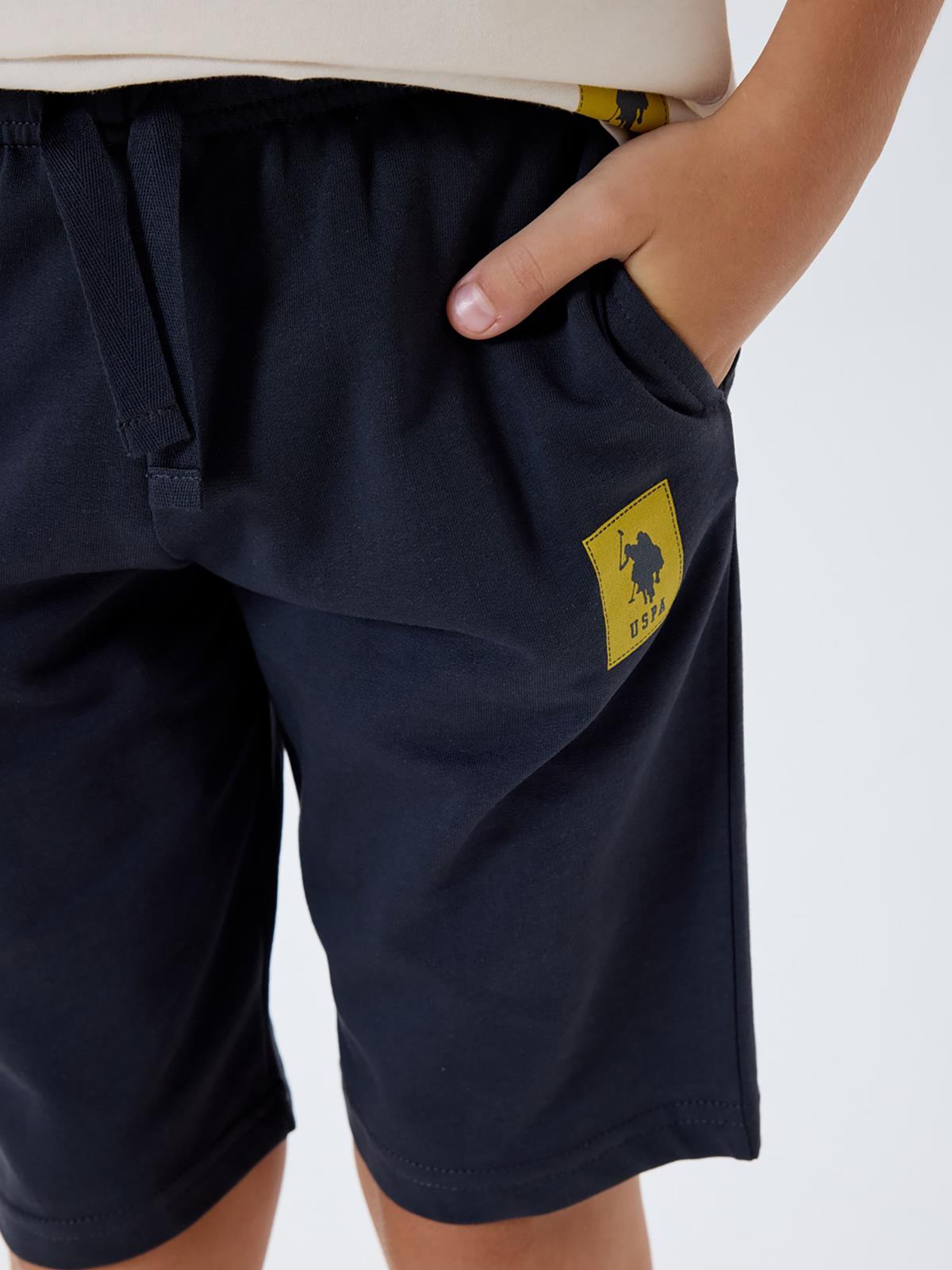 U.S. Polo Assn Kids 9-14 Yaş Takım - Bej
