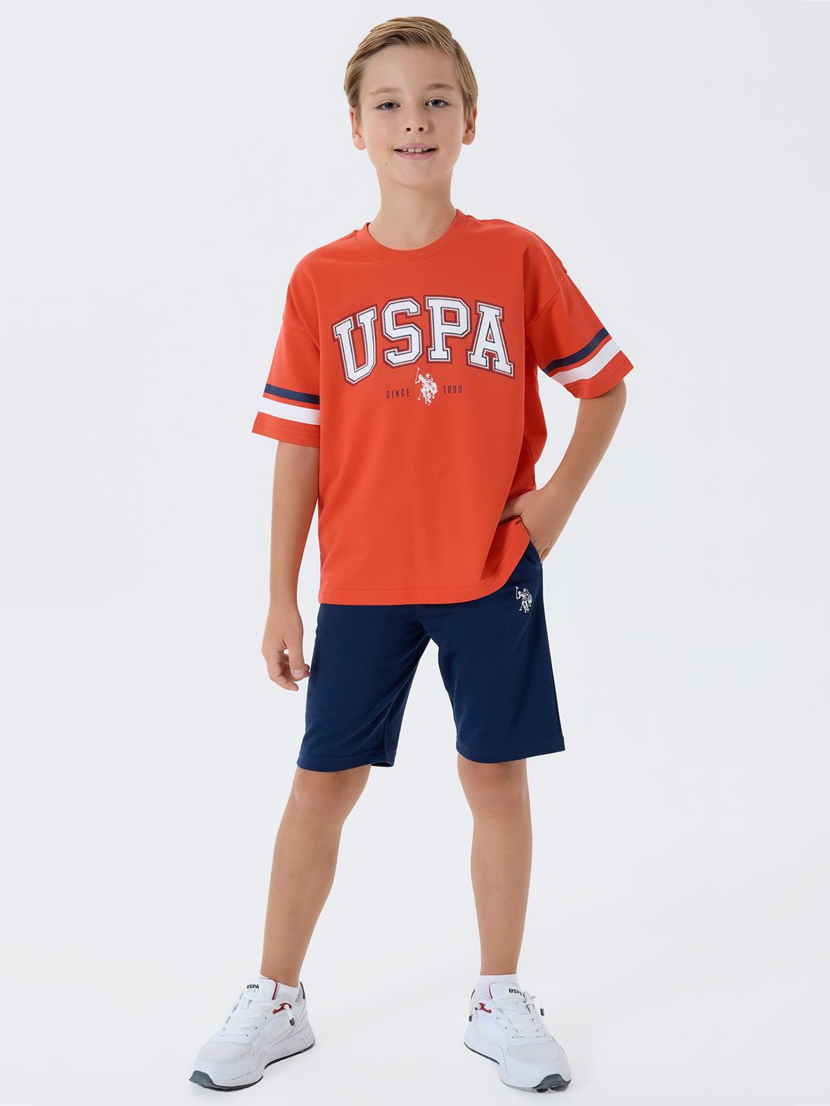 U.S. Polo Assn Kids 4-7 Yaş Takım - Kırmızı