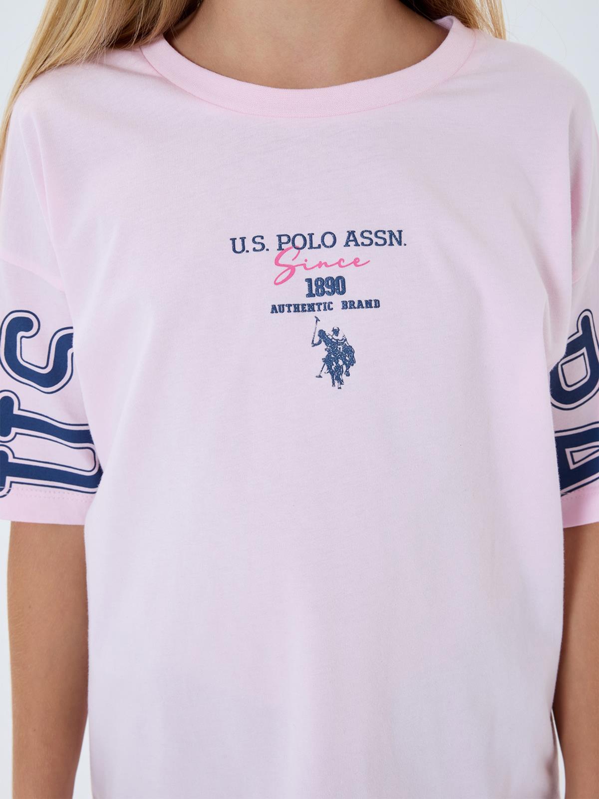U.S. Polo Assn Kids 9-14 Yaş Takım - Pembe