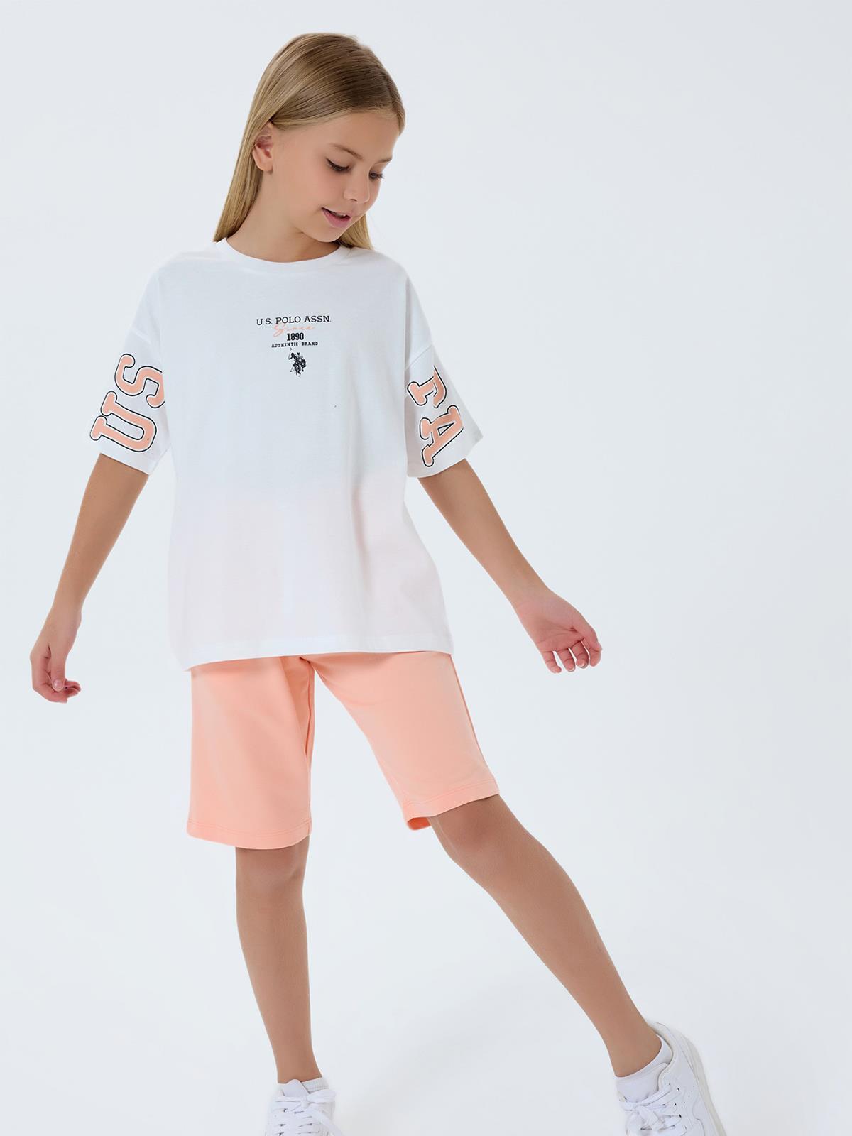 U.S. Polo Assn Kids 9-14 Yaş Takım - Beyaz
