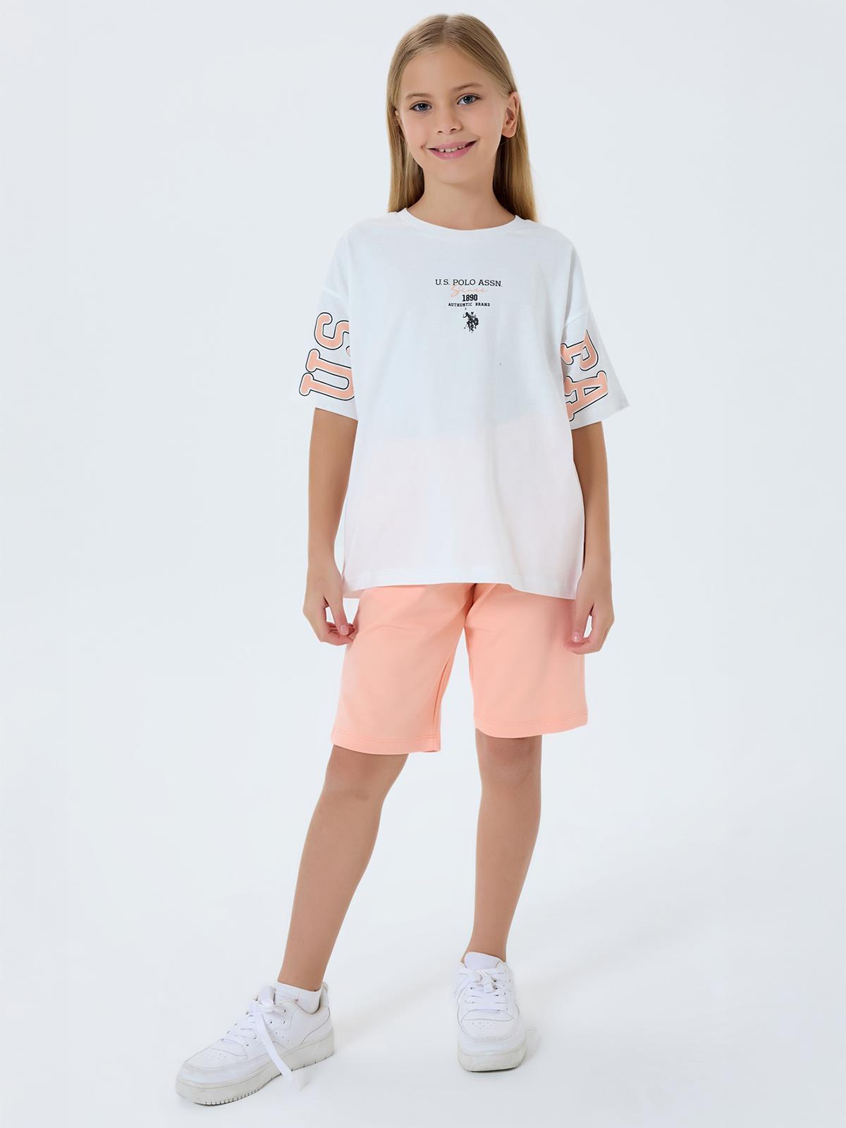 U.S. Polo Assn Kids 9-14 Yaş Takım - Beyaz