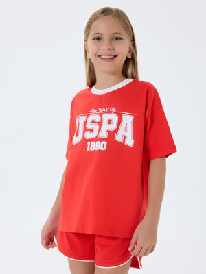 U.S. Polo Assn Kids 4-7 Yaş Takım - Kırmızı