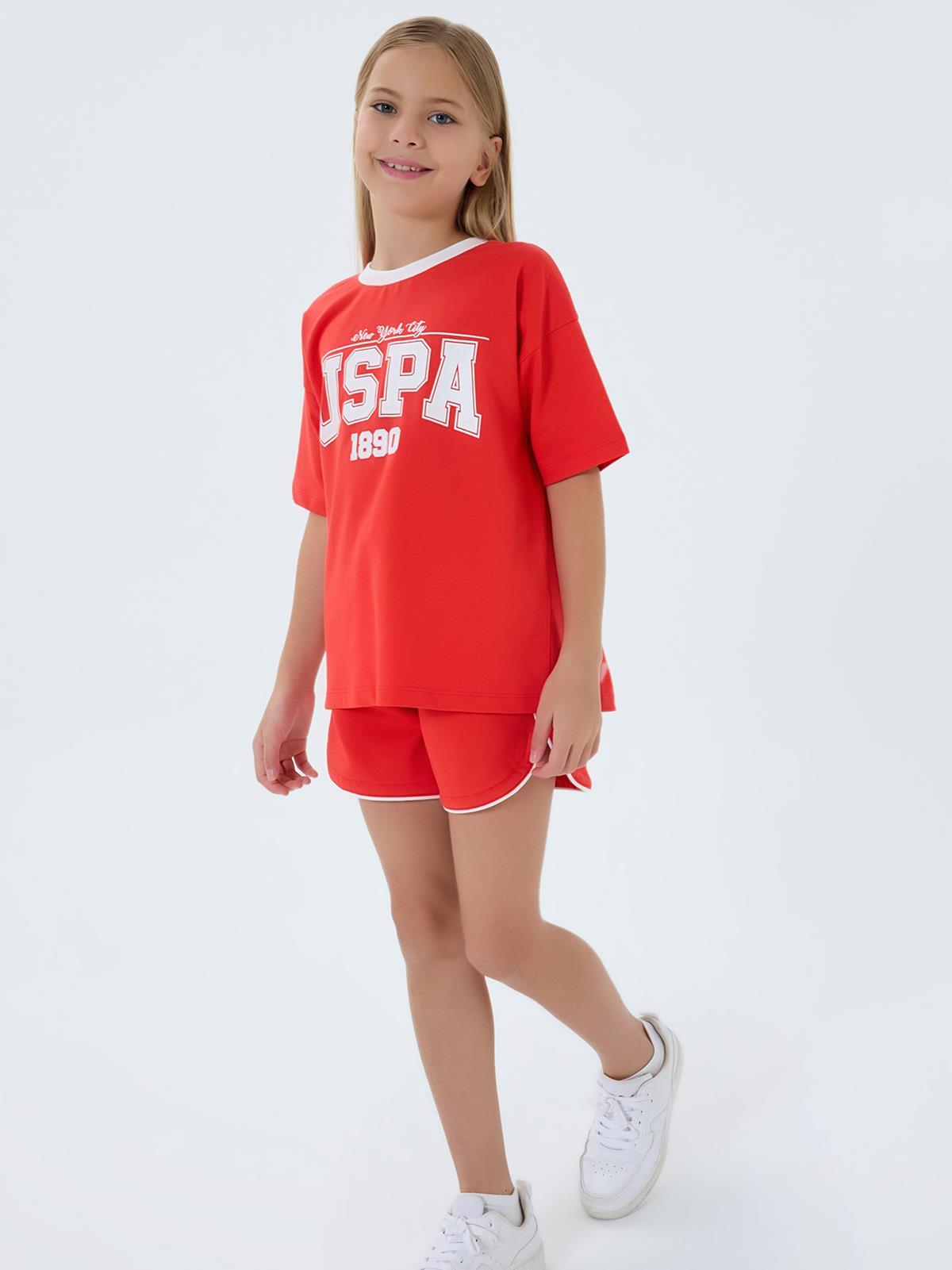 U.S. Polo Assn Kids 4-7 Yaş Takım - Kırmızı