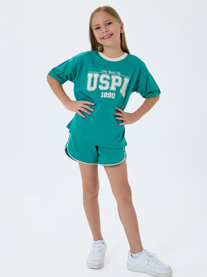 U.S. Polo Assn Kids 9-14 Yaş Takım - Yeşil