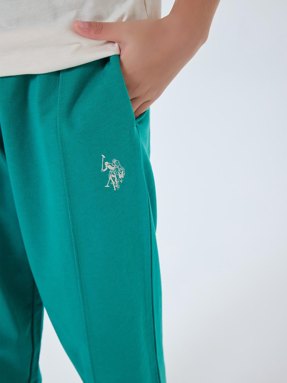 U.S. Polo Assn Kids 9-14 Yaş Takım - Bej