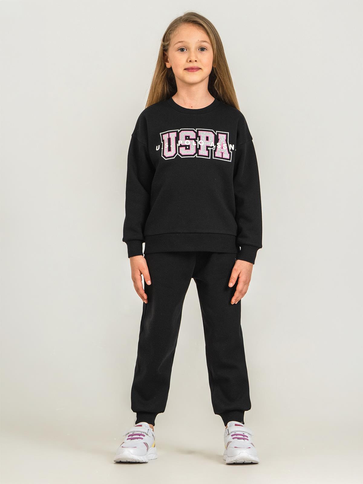 Civil Girls 9-13 Yaş Eşofman Takımı - Siyah