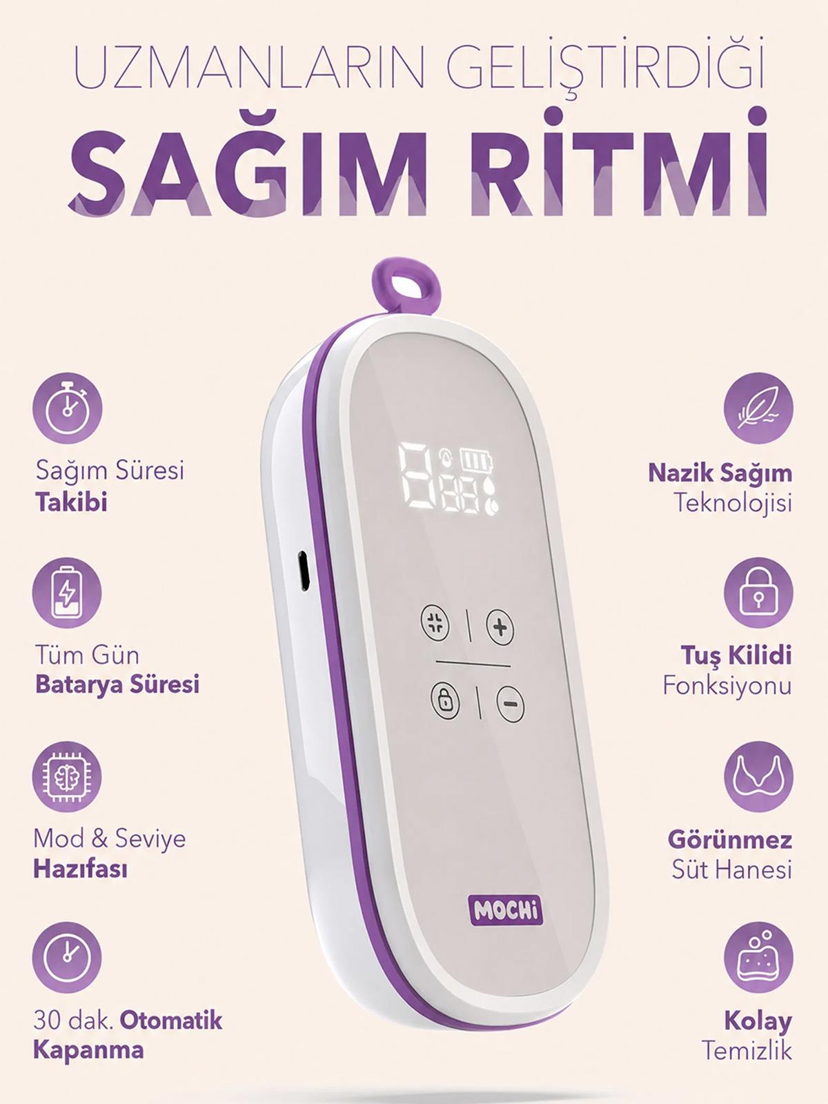 Mochi - MOMentum Duo Eller Serbest Göğüs Pompası