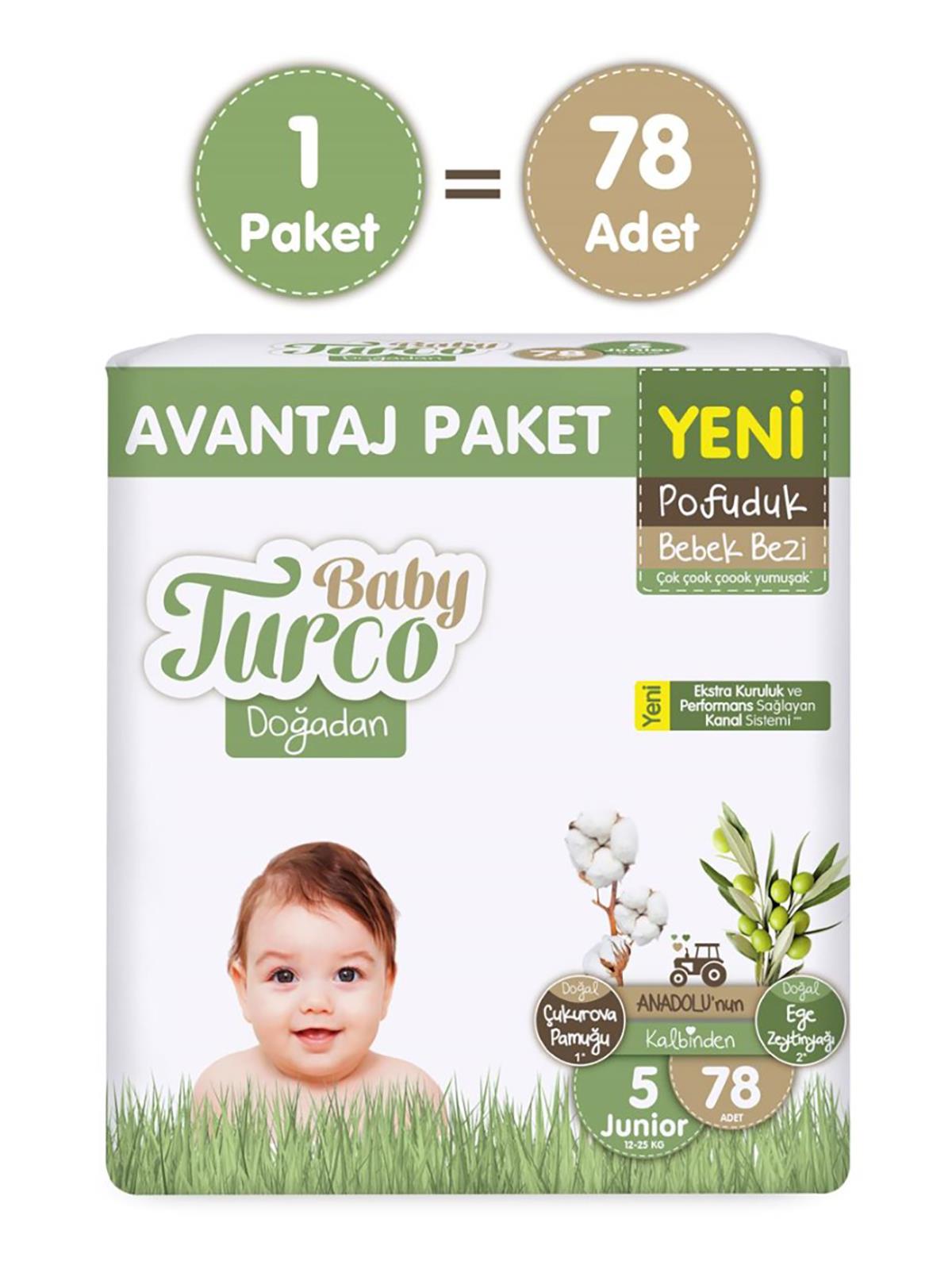 Baby Turco Doğadan Avantaj Junıor 78 Adet