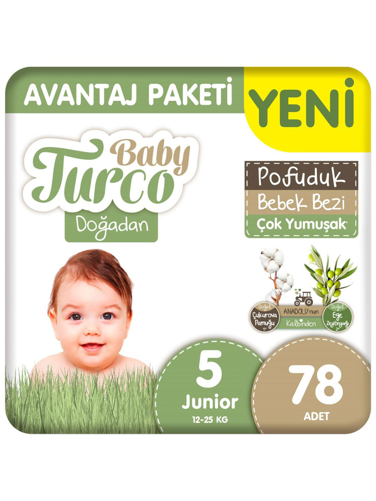 Baby Turco Doğadan Avantaj Junıor 78 Adet