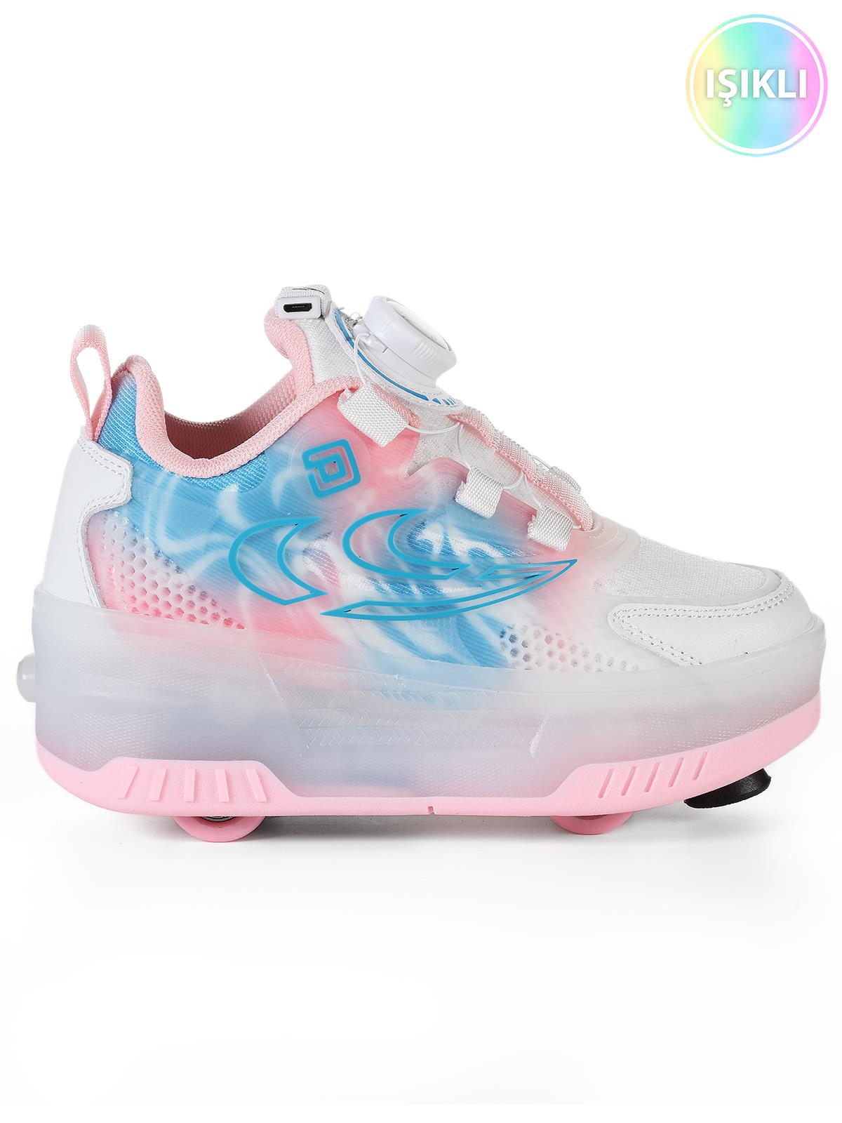 Civil Sport 29-35 Numara Işıklı / Paten Spor Ayakkabı - Pembe
