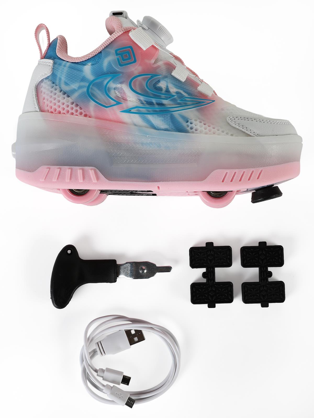Civil Sport 29-35 Numara Işıklı / Paten Spor Ayakkabı - Pembe