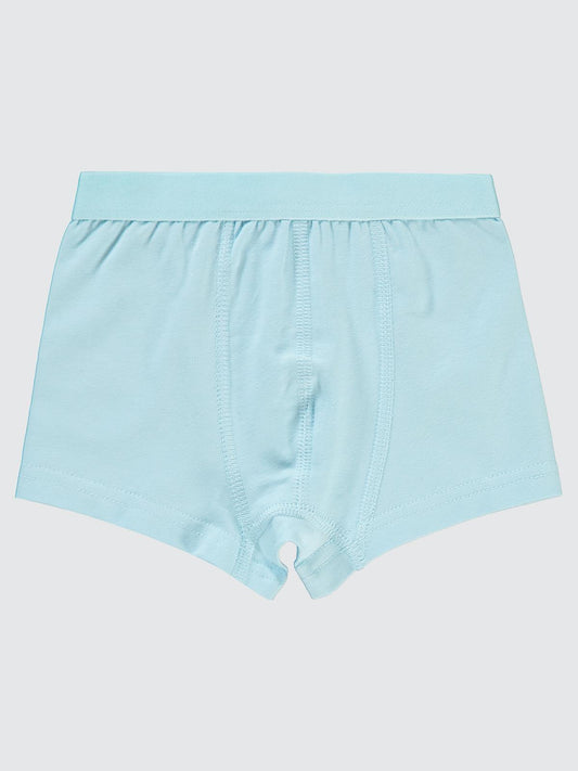 Civil Erkek Çocuk  Basic 2'li Boxer Set | Likralı Süprem | Okul Kreş ve Günlük Kullanım - Mavi